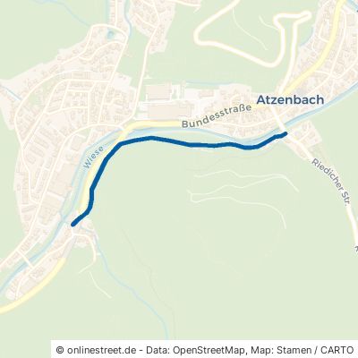 Freiatzenbacher Weg Zell im Wiesental Atzenbach 