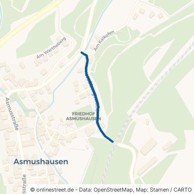 Neßbergstraße Bebra Asmushausen 