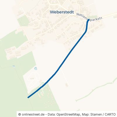 Hainichstraße Unstrut-Hainich Weberstedt 