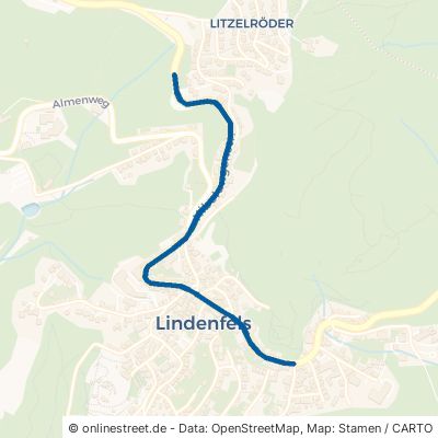 Nibelungenstraße Lindenfels 