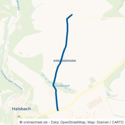 Kreuzermark Freiberg Halsbach 