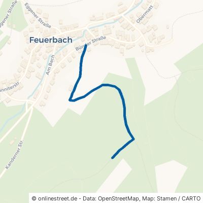 Holenweg Kandern Feuerbach 
