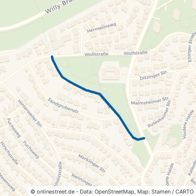 Schafweideweg Sindelfingen Mitte 