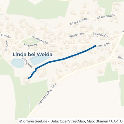 Pfarrweg Linda bei Weida 