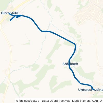 Stöckacher Weg Neustadt an der Aisch Birkenfeld 