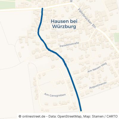 Sulzwiesener Straße 97262 Hausen bei Würzburg Hausen 