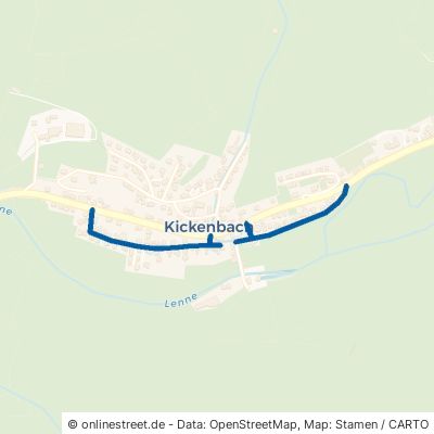 Kickenbachstraße Lennestadt Kickenbach 