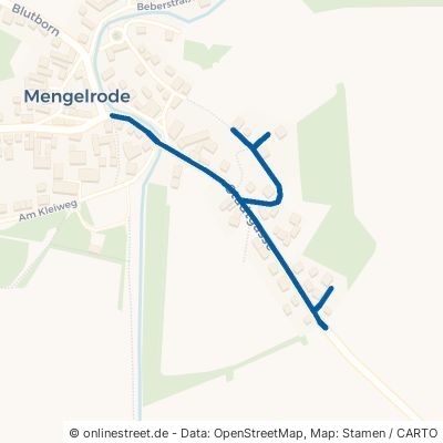 Stadtgasse Hohes Kreuz Mengelrode 