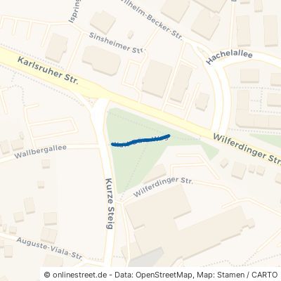 Karl-Dürr-Weg Pforzheim Brötzingen 