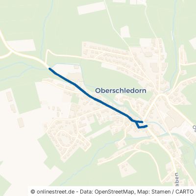 Grafschafter Straße Medebach Oberschledorn 