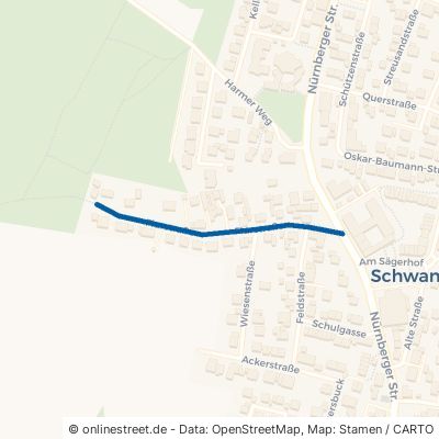 Flurstraße Schwanstetten Schwand 