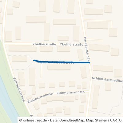 Zöpfstraße Weilheim im OB Weilheim 
