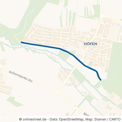 Seehaldenweg Winnenden Höfen 