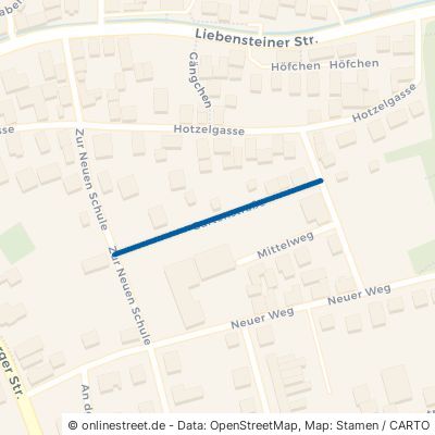 Gartenstraße Barchfeld-Immelborn Barchfeld 