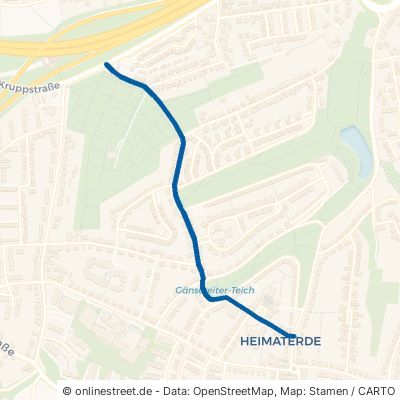 Sunderweg Mülheim an der Ruhr Heißen-Fulerum 