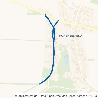 Hohenseefeld - Niederseefelder Straße Niederer Fläming Hohenseefeld 
