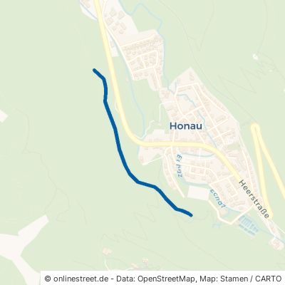 Burgstelleweg Lichtenstein Honau 
