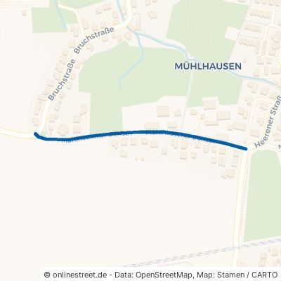 Mühlhausener Dorfstraße Unna Mühlhausen 