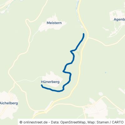 Bockstall Weg Bad Wildbad Hünerberg 