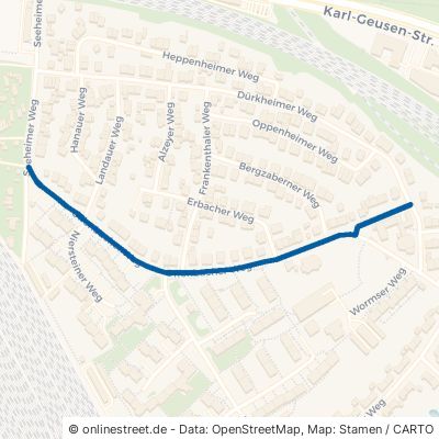 Offenbacher Weg Düsseldorf Oberbilk 