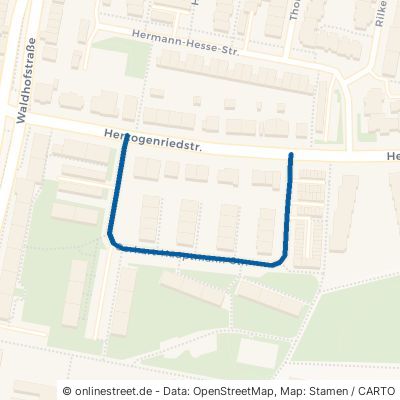 Gerhart-Hauptmann-Straße Mannheim Neckarstadt 