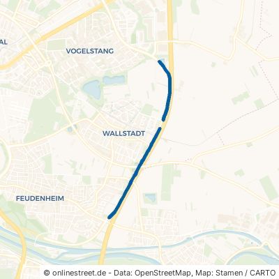 Siebenbürger Straße Mannheim Wallstadt 