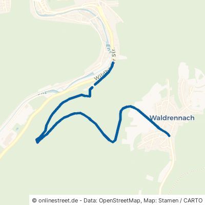 Enztalstraße Neuenbürg Waldrennach 