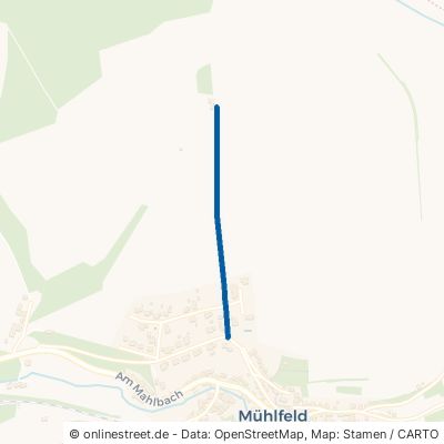 Sportplatzweg Mellrichstadt Mühlfeld 