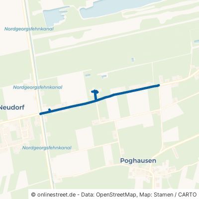 Neudorfer Straße Uplengen Poghausen 