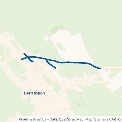 Neue Grünhainer Straße Lauter-Bernsbach Bernsbach 