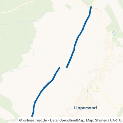 Alte Poststraße Pockau-Lengefeld Lippersdorf 