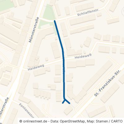 Kreitenstraße Düsseldorf Mörsenbroich 