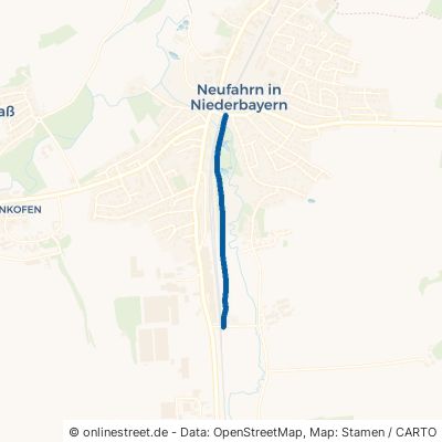 Weg An Der Bahnlinie Neufahrn im NB Neufahrn in NB 