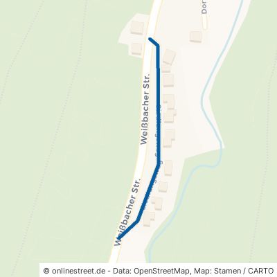 Siedlungsweg Weißbach Crispenhofen 
