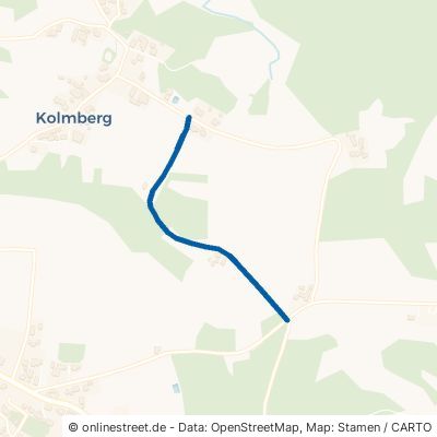 Wachtbuckelstraße Wald Kolmberg 
