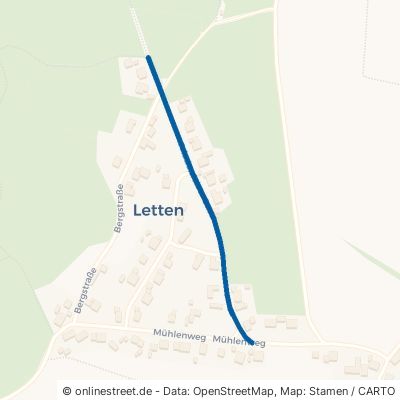 Friedenfelser Straße Reuth bei Erbendorf Letten 