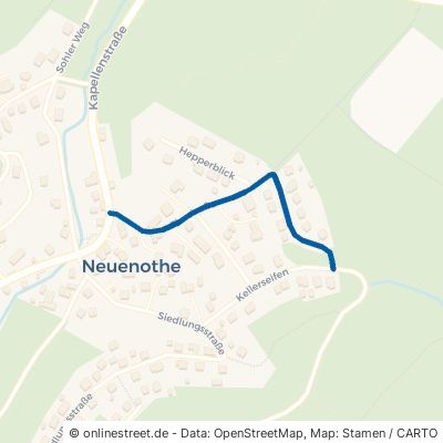 Flurstraße Bergneustadt Neuenothe 