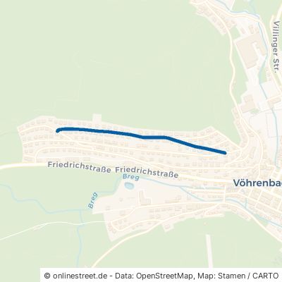 Sommerbergstraße 78147 Vöhrenbach Stadtgebiet 