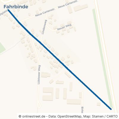 Fritz-Reuter-Straße Rastow Fahrbinde 