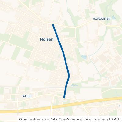 Ahler Straße Bünde Holsen 
