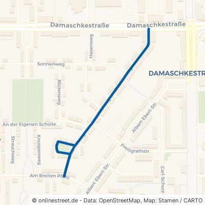Wachtelweg Halle (Saale) Damaschkestraße 