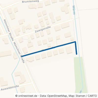 Flurstraße Karlsfeld Rothschwaige 