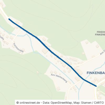 Hinterbacher Straße Oberzent Finkenbach 