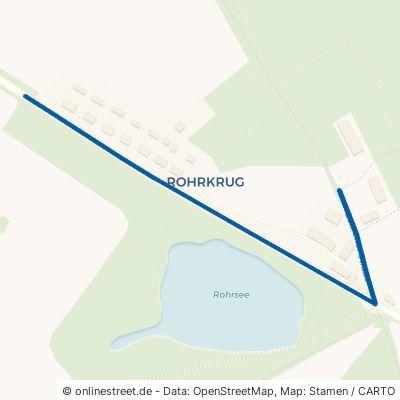 Gehrener Straße Galenbeck Rohrkrug 