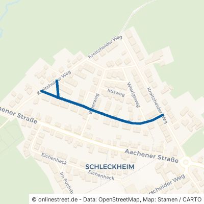 Schieferstraße Aachen Schleckheim 