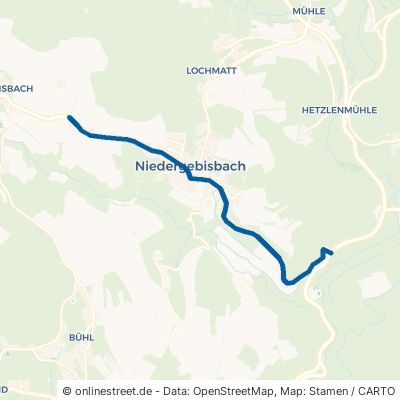 Alpenblickstraße Herrischried Niedergebisbach 