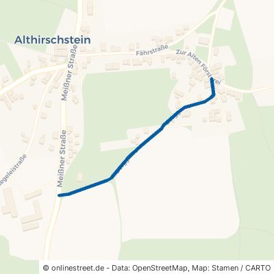 Berggasse Hirschstein Althirschstein 