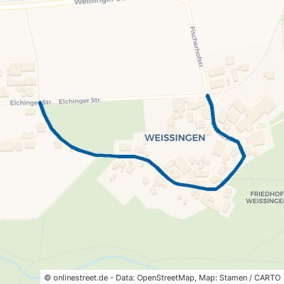 Ortsstraße Leipheim Weißingen 