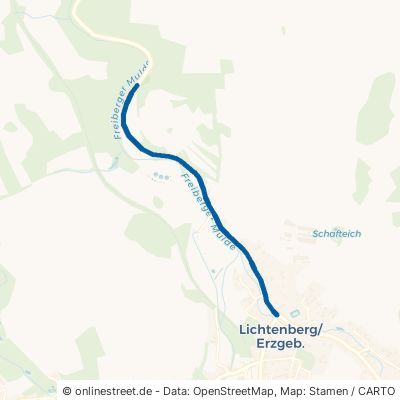 Dorfstraße Lichtenberg (Erzgebirge) Lichtenberg 