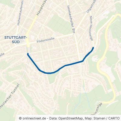 Zellerstraße Stuttgart Süd 